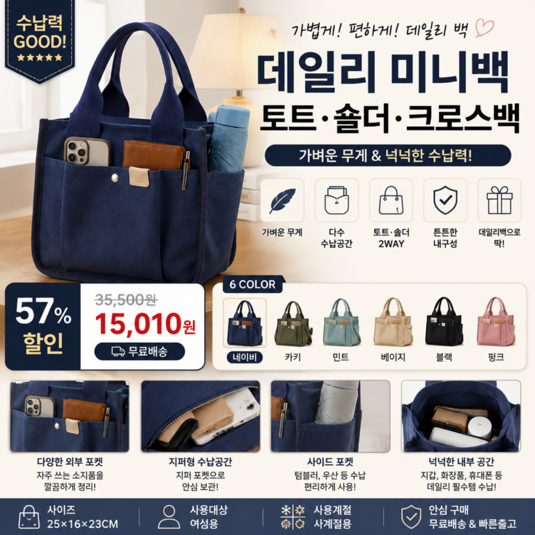 상덕 여성 크로스백 데일리 가벼운 토트백 숄더백 뜻 여성가방 핸드백 20대 30대 40대 쇼핑몰 브랜드 미니 나일론 캔버스 여행용 비교 추천