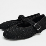 자라 ZARA 가죽 메리제인, 블랙 베이지 발레플랫 뭐가 예쁠까? 상품 이미지 4