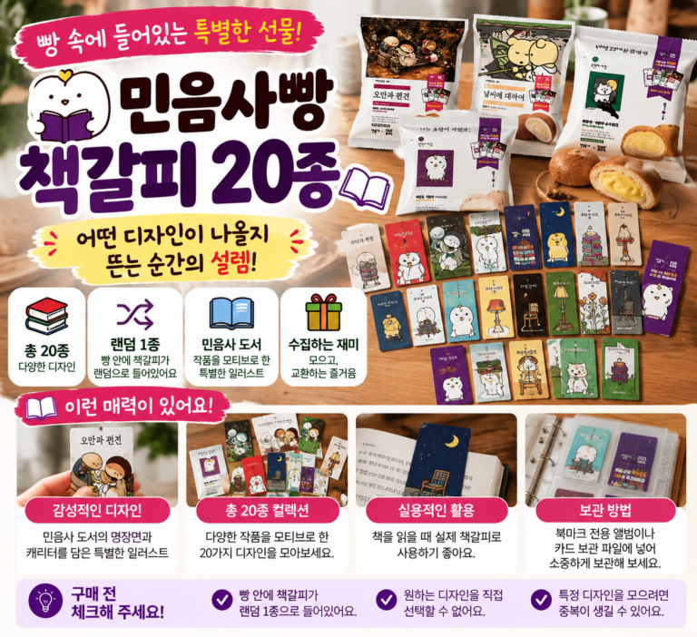 민음사 책갈피 20종류 어떤 게 있을까? 마음에 드는 디자인부터 보관까지 알아봤어요