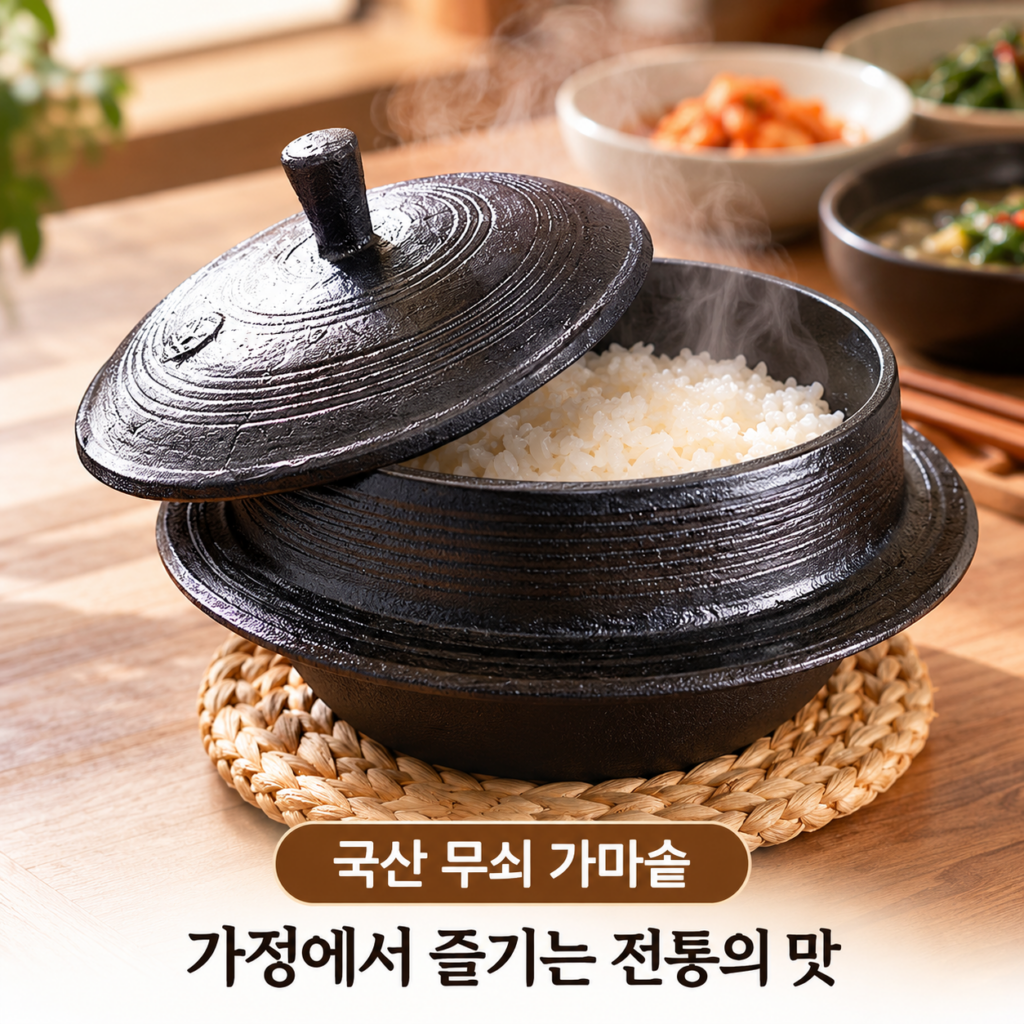 국산 가정용 주물 전통 무쇠 가마솥 길들이기 어떻게 할까?극한직업 무쇠가마솥 가격까지 알아봤어요 제품 이미지