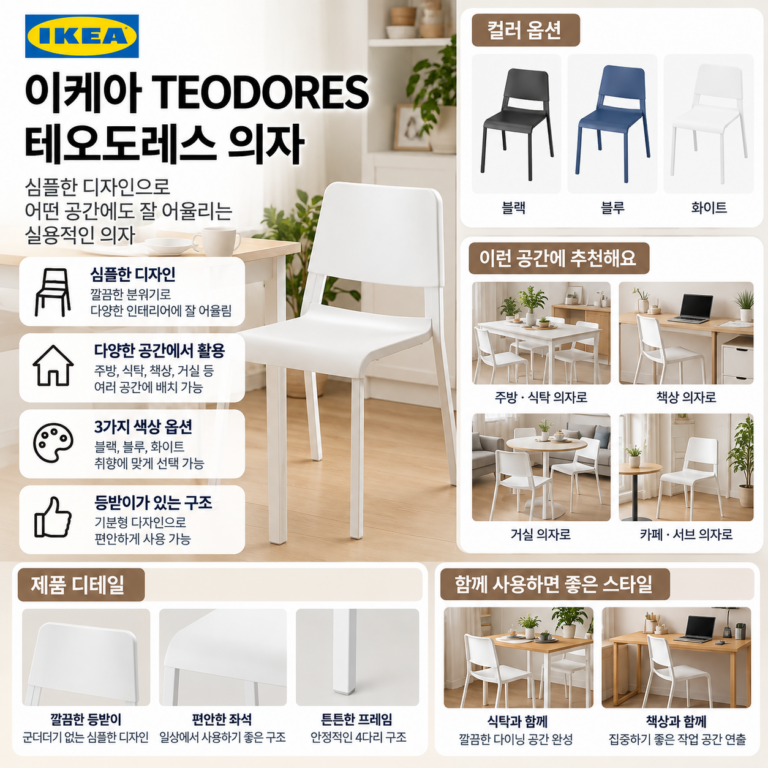 이케아 의자 추천 어떤 게 좋을까? 집에서 편하게 쓰기 좋은 스타일 찾아봤어요